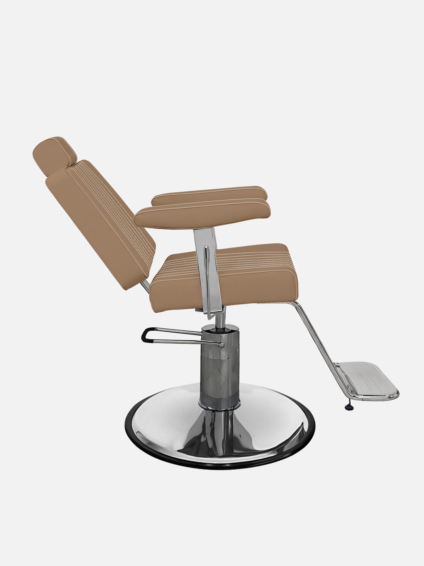 Friseurstuhl Wire Braun mit Kopfstütze