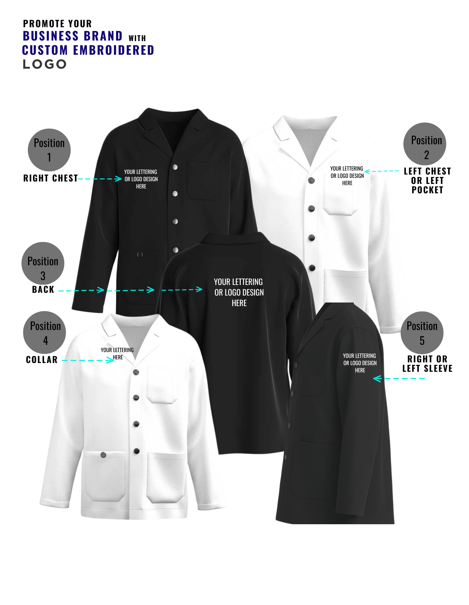 Klasický Barber Plášť / Barber Jacket – Profesionální pracovní oděv pro kadeřníky a barberů