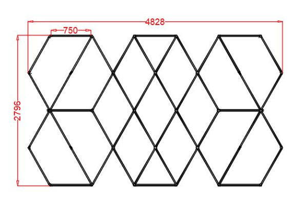 Radianza – geometrický LED osvětlovací systém ve studené bílé 6500K
