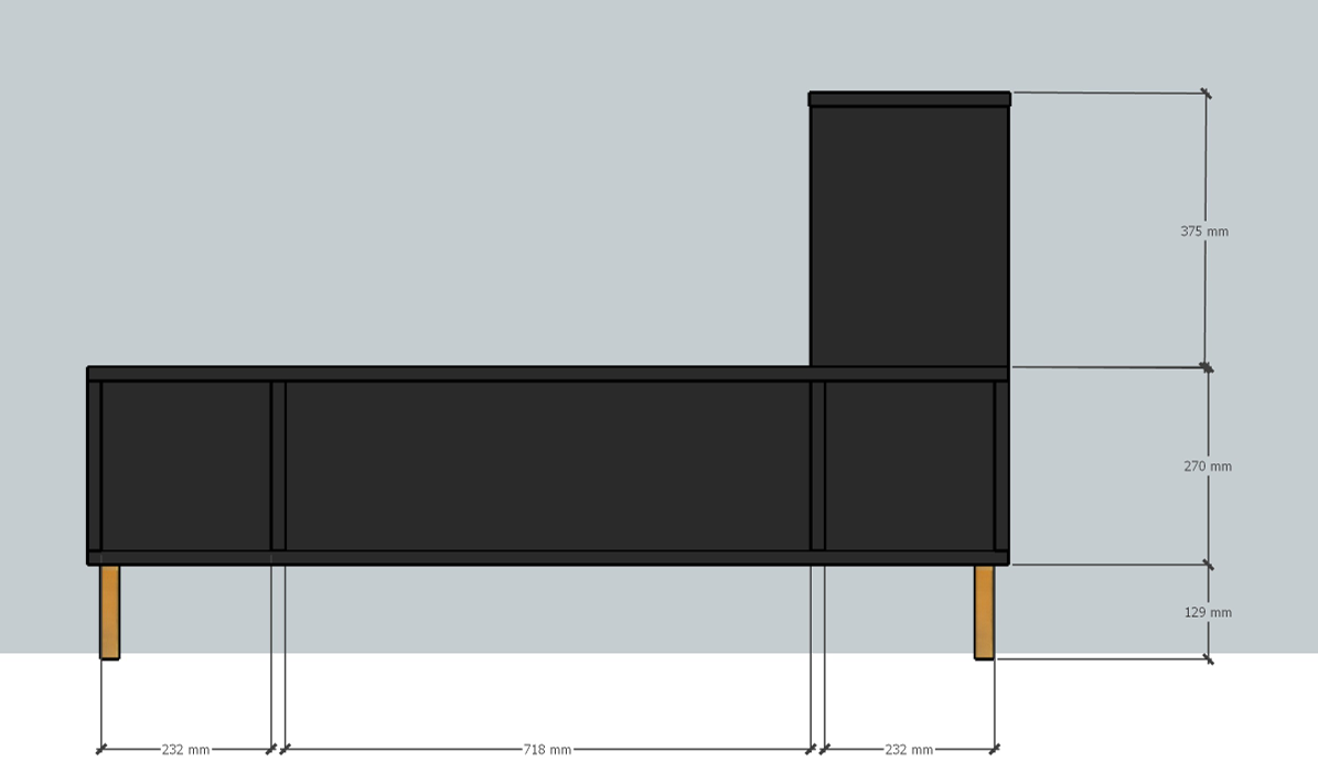 Rückwärtswaschanlage Friseur Barber Wash Unit