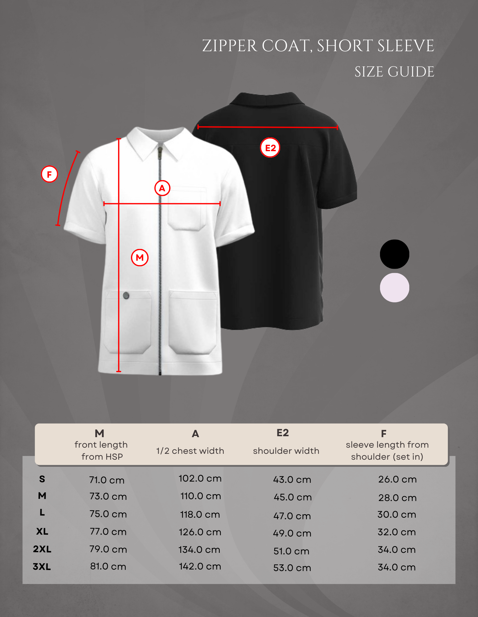 Veste Barber à Fermeture Éclair Manches Courtes – Uniforme Professionnel de Coiffeur avec Logo