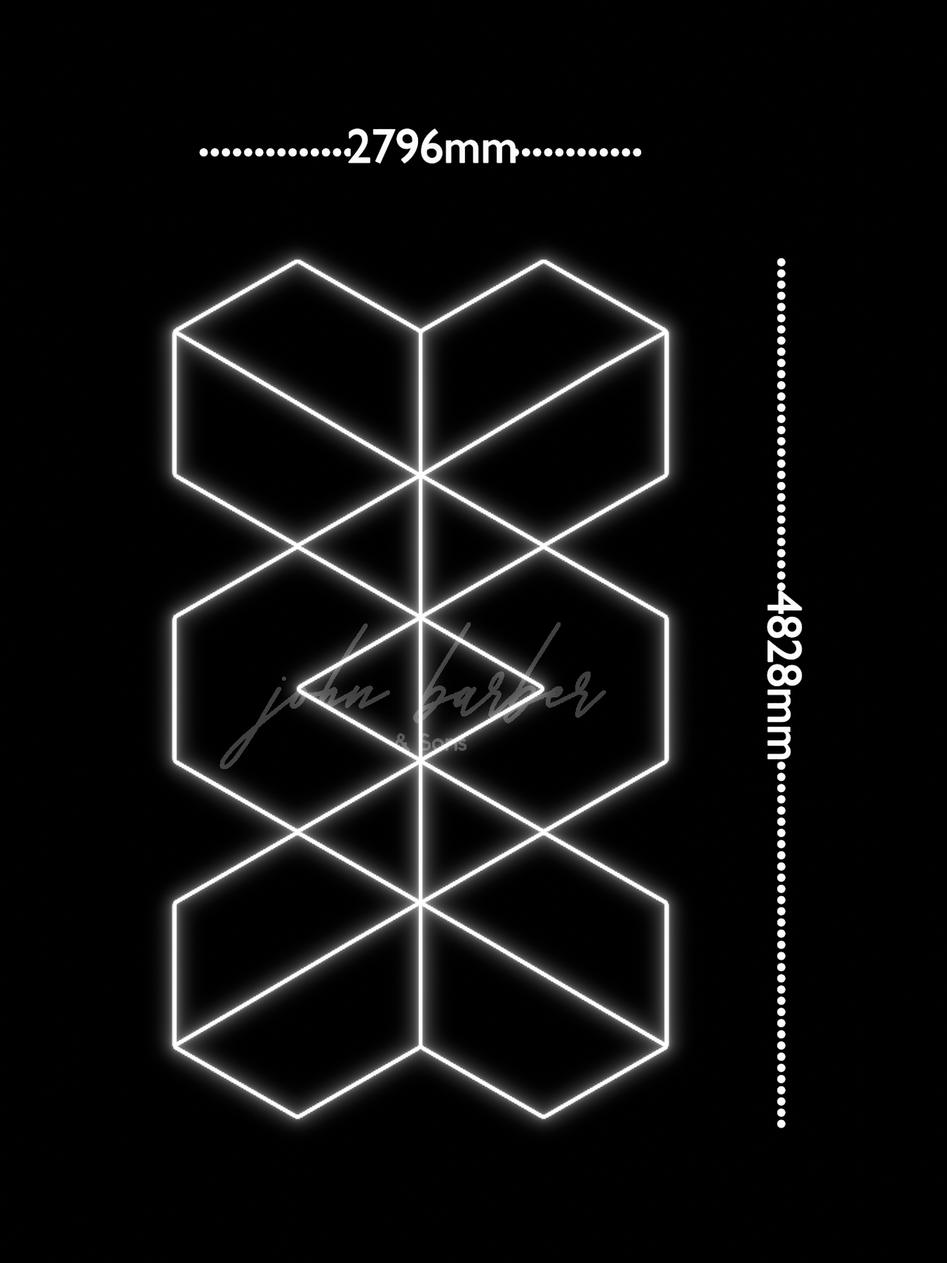 Luminaryx – نظام إضاءة LED متقدم باللون الأبيض البارد 6500 كلفن