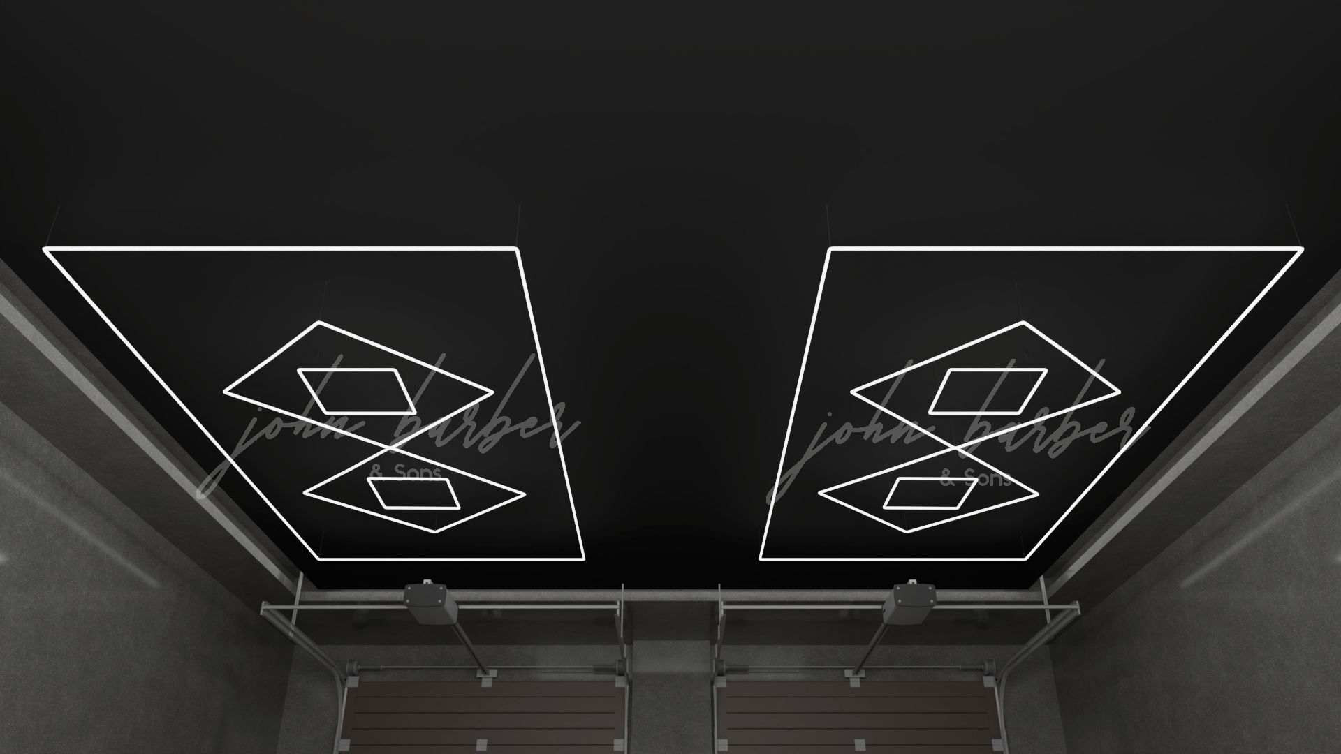 Lumiluxe – Luz LED en forma de diamante con marco y núcleo cuadrado | 6500K