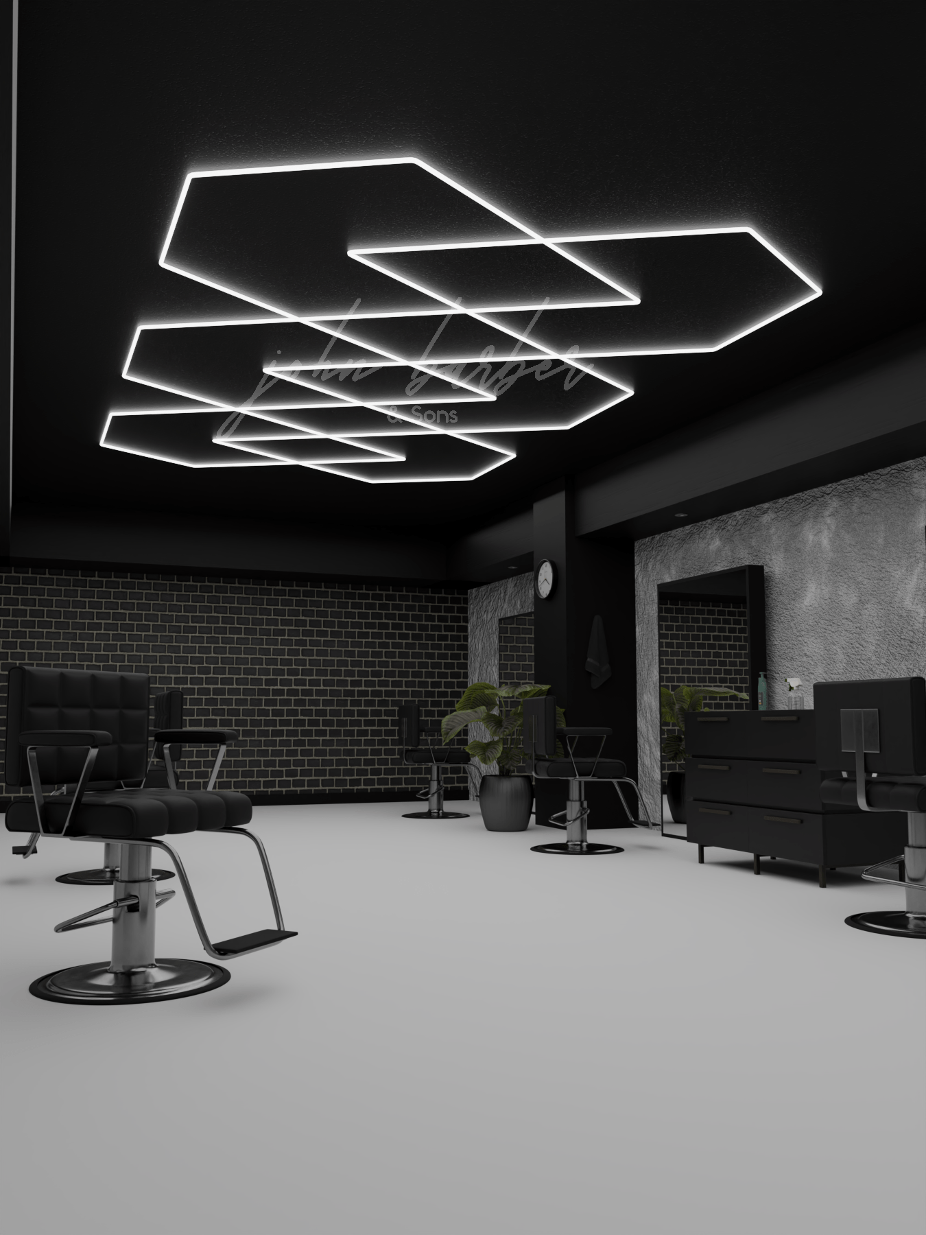 نظام إضاءة LED من Flamora – أبيض بارد 6500 كلفن