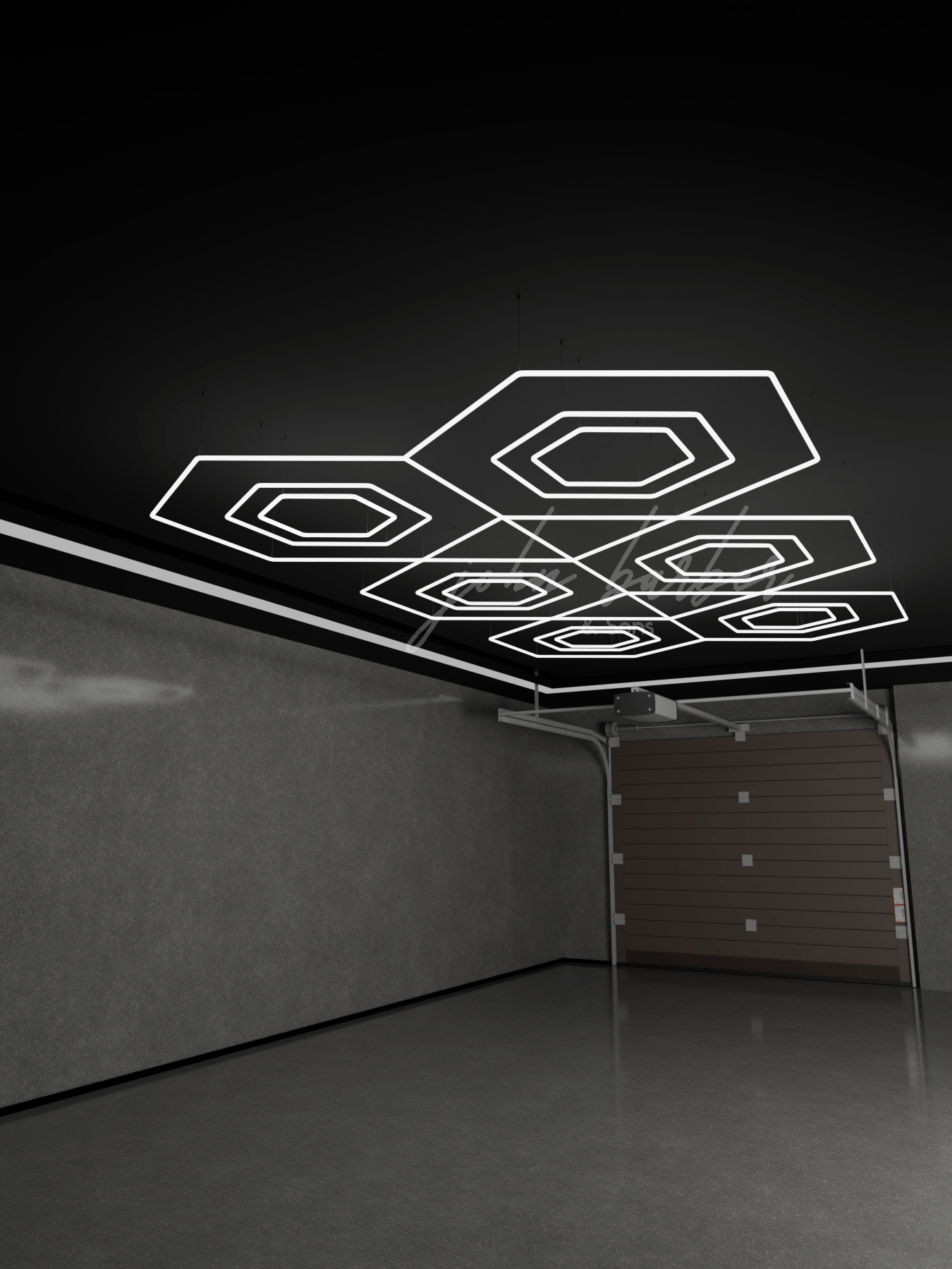 Glowdazzle Multi-Hex LED Beleuchtungssystem 6500K für moderne Deckenbeleuchtung