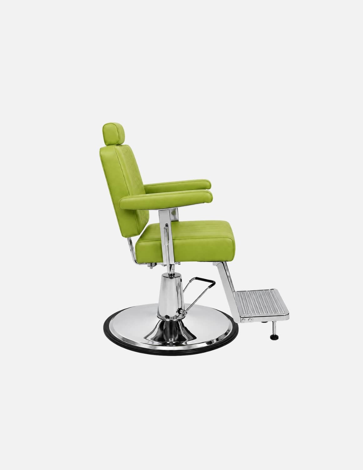 The Wire Unisex Barber & Hairdressing Chair in Leaf Green