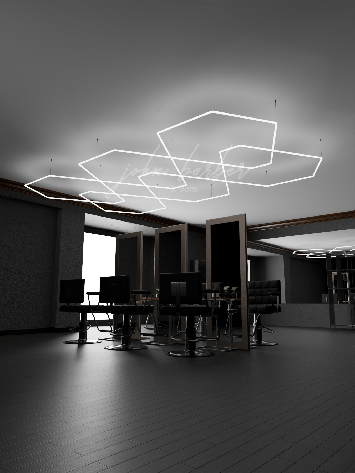 Brillara – Plafonnier LED avec éclat luxueux en blanc froid 6500K