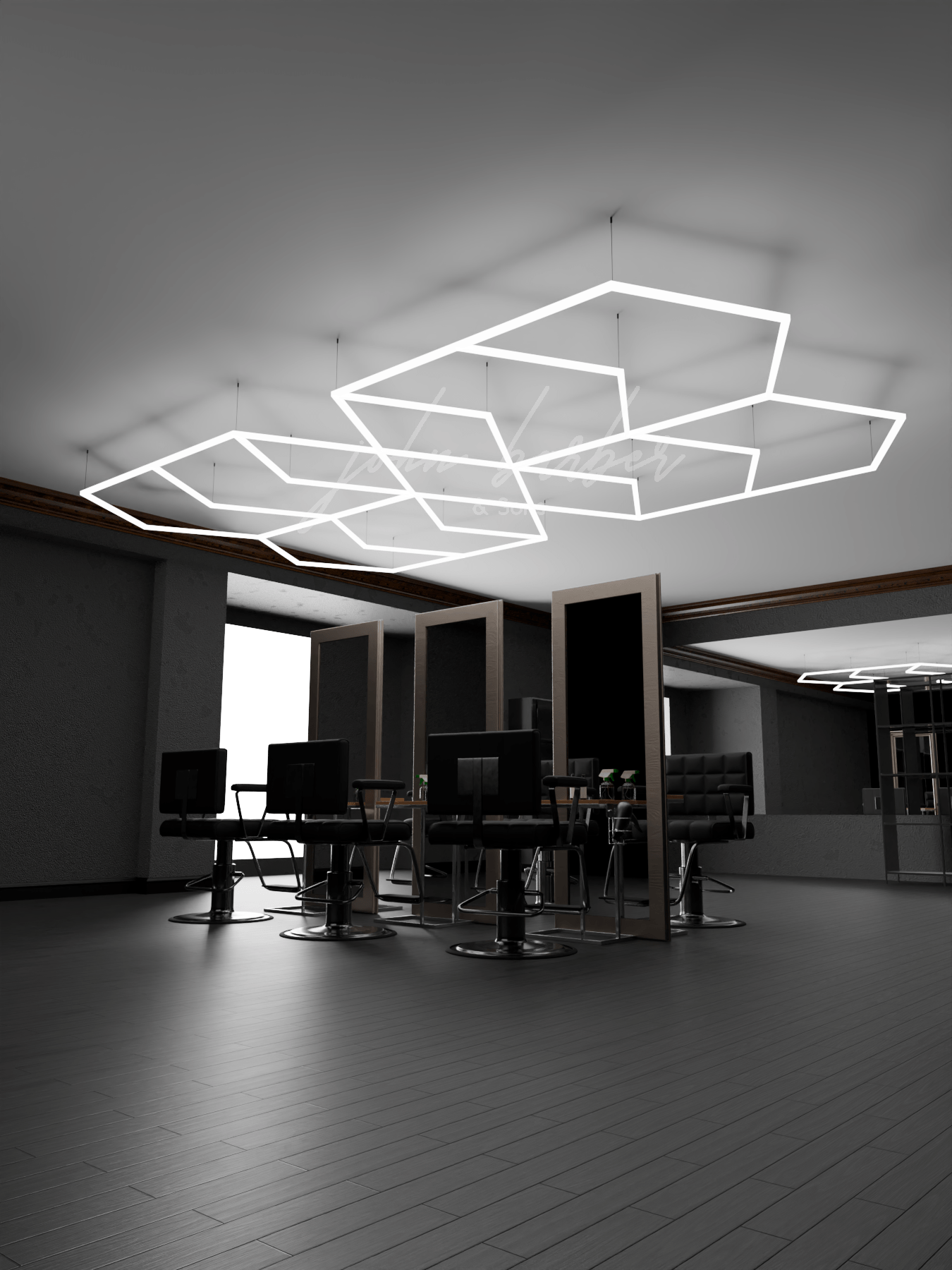 Glowvista LED Beleuchtung 6500K für moderne architektonische Innenräume