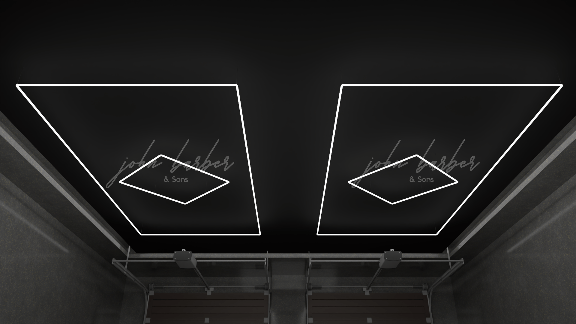 Glowbeam – Πλαισιωμένο τετράγωνο σύστημα LED φωτισμού σε ψυχρό λευκό 6500K