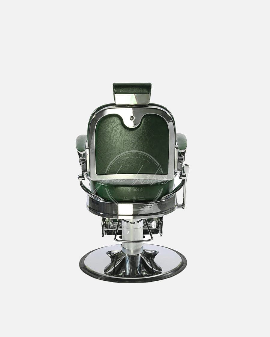 johnbarbersons Monaco Mirage Green Herren Vintage Friseurstuhl