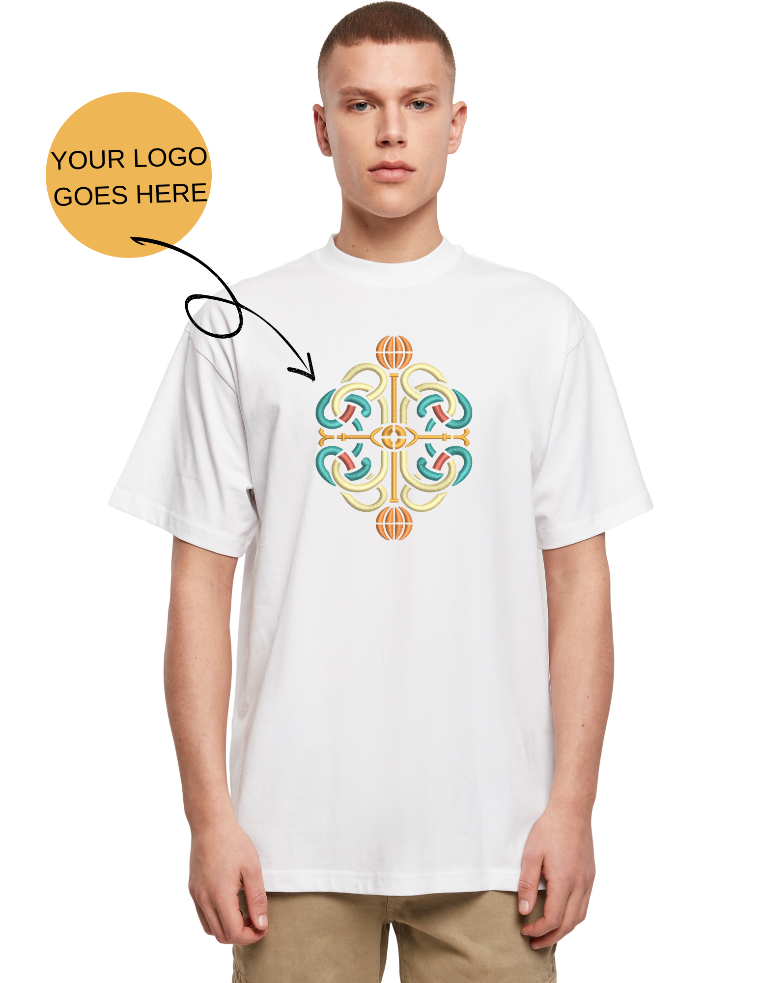 Premium jersey T-shirt with your logo