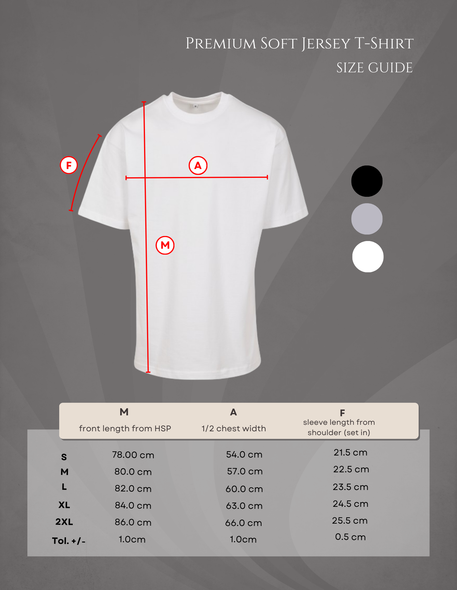 Premium jersey T-shirt with your logo