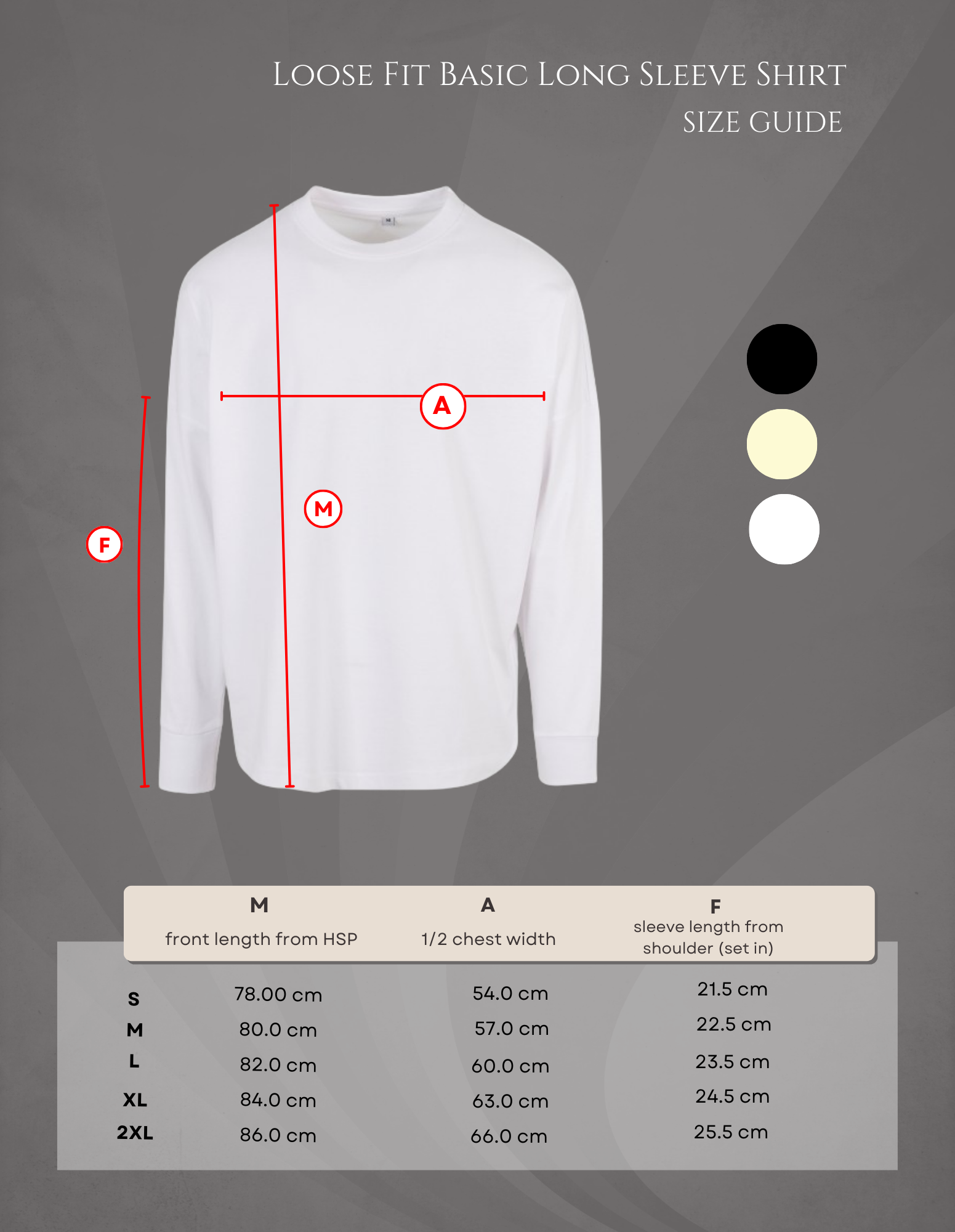 Loose long-sleeved store top with your logo