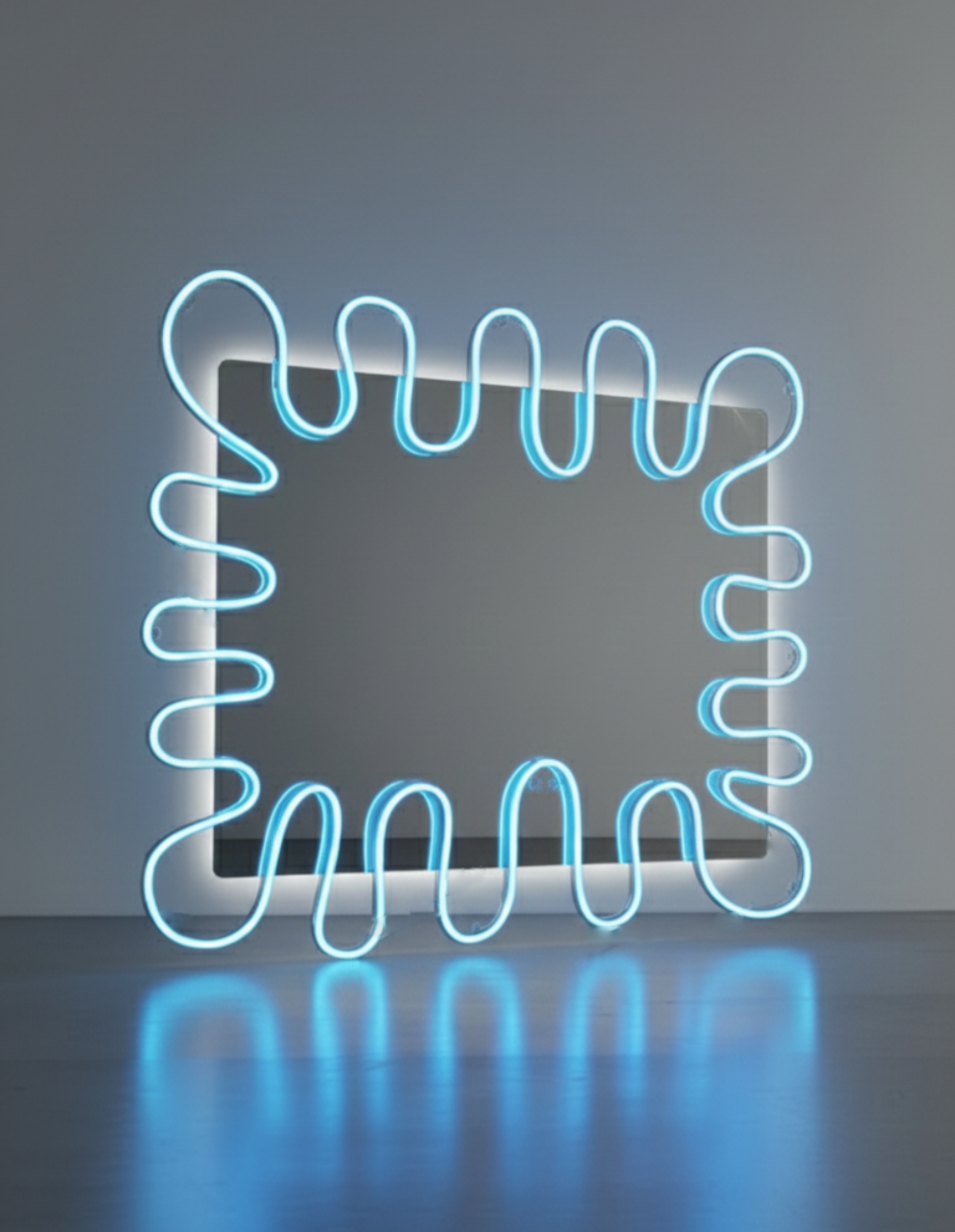 Neon Splash Mirror Frame with or without Mirror for Barbershops & Salons – Inspired by Barber Nils Studio