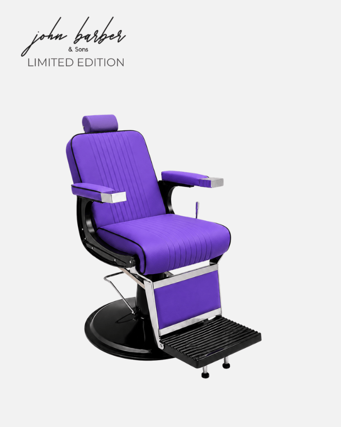 New School Barber Chair Purple Limited Edition