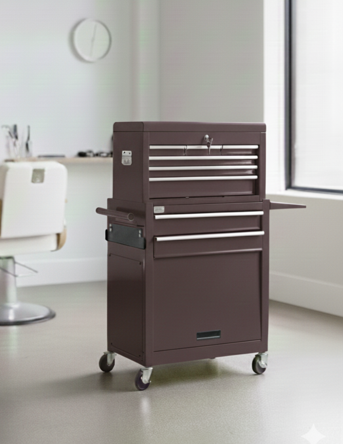 BARBER TROLLEY PRO – Mobile Trolley in Various Colors – UV Sterilization – Barber Trolley