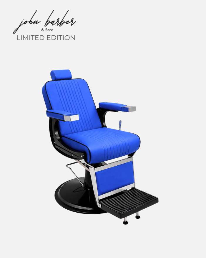 New School Barber Chair Royal Blue Limited Edition