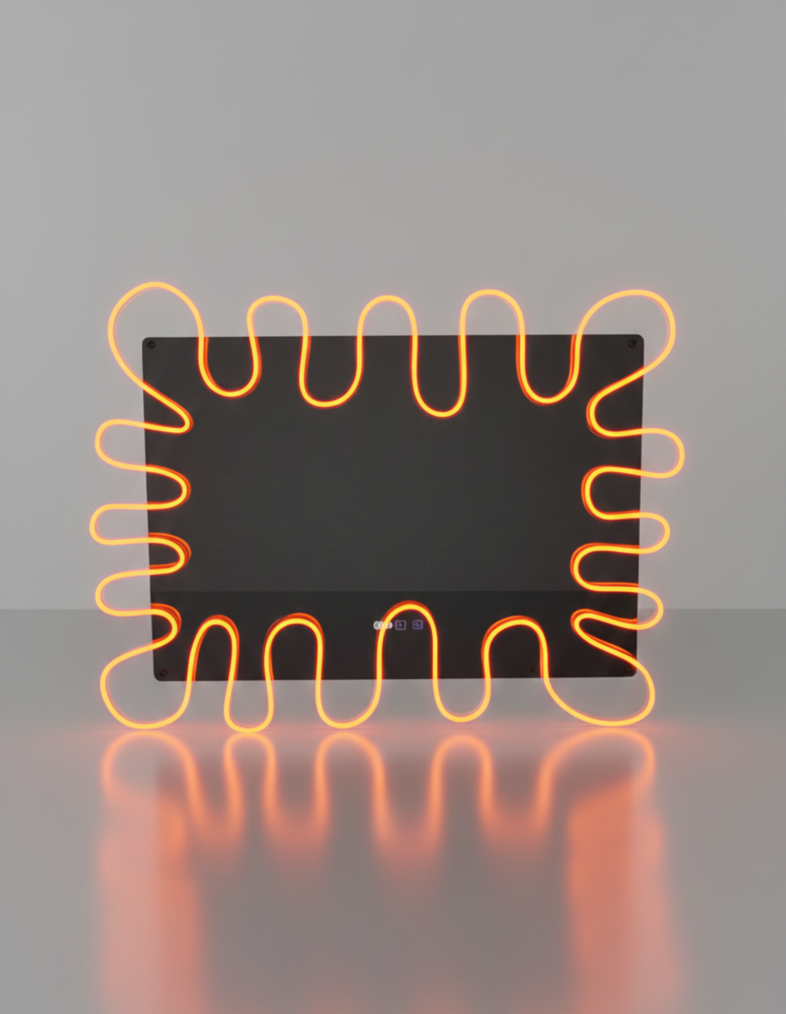 Neon Splash Mirror Frame with or without Mirror for Barbershops & Salons – Inspired by Barber Nils Studio