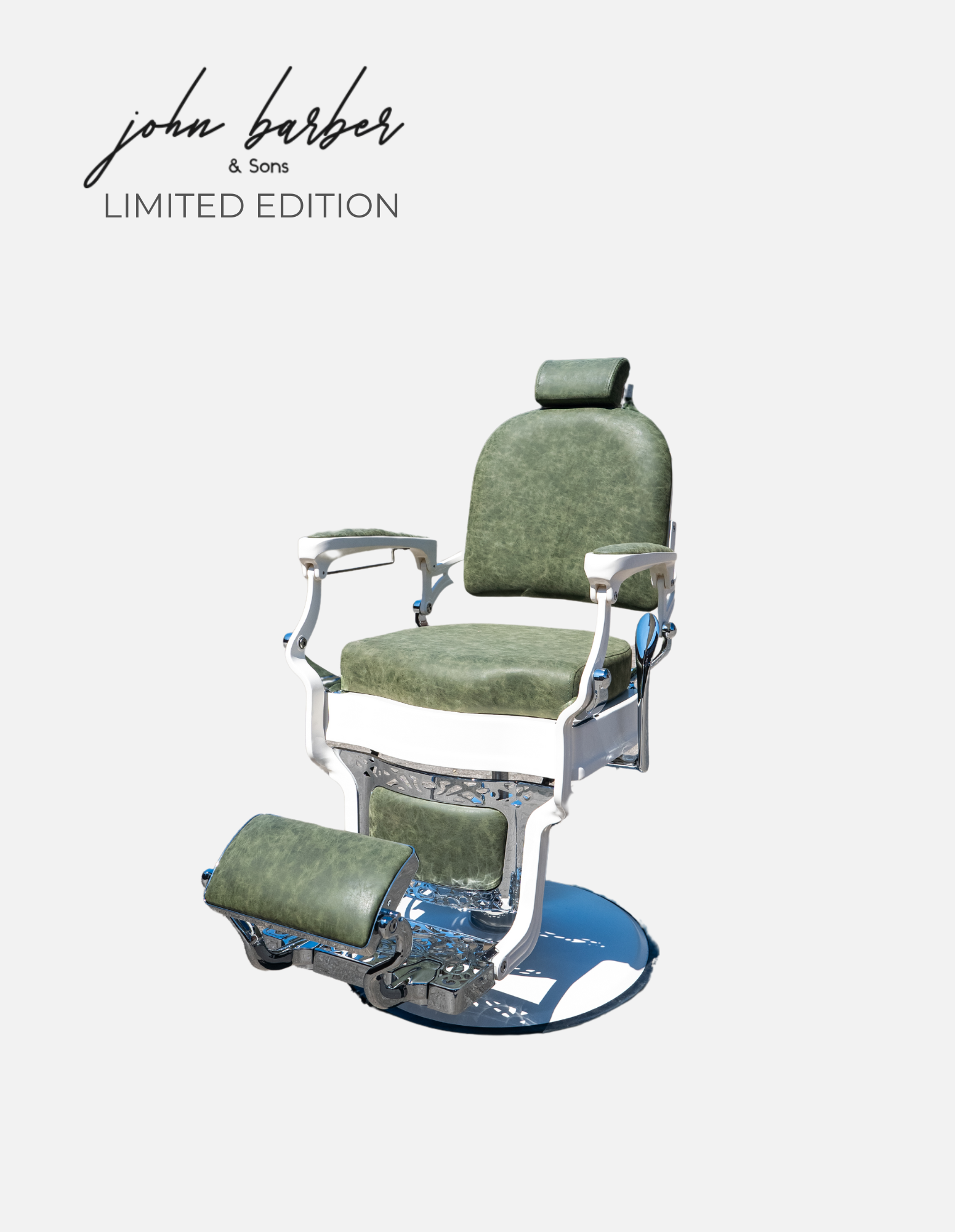 Classic Emerald barber chair LIMITED EDITION