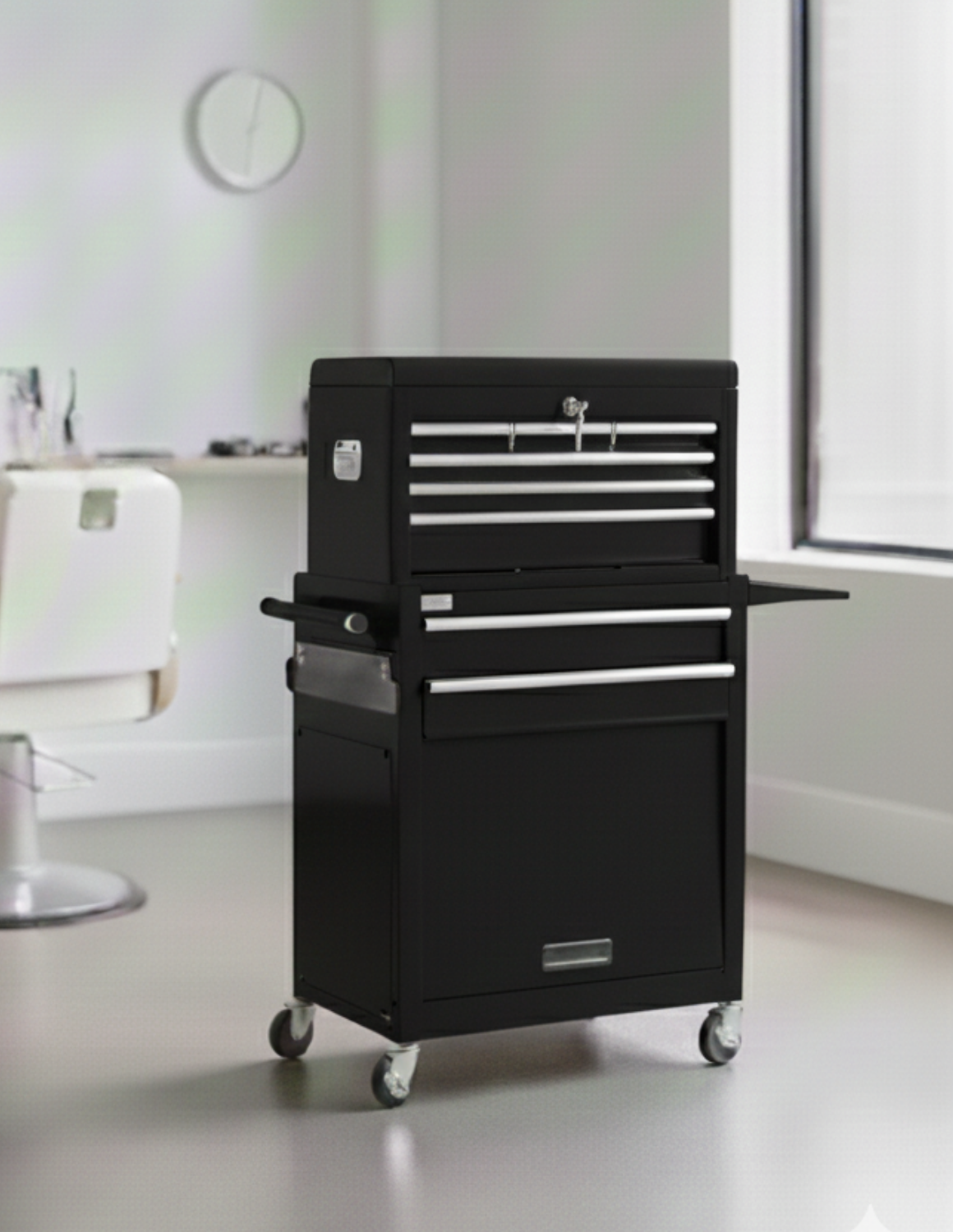 BARBER TROLLEY PRO – Mobile Trolley in Various Colors – UV Sterilization – Barber Trolley