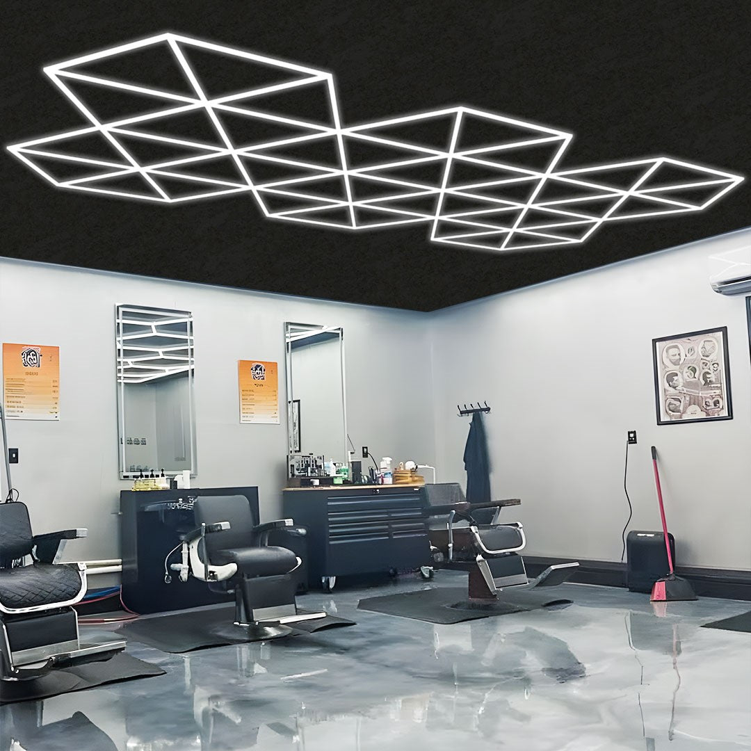 Barbershop & salon de coiffure Éclairage LED design