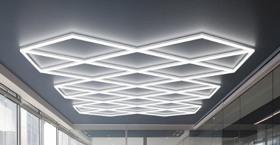 Sistema di illuminazione LED Brillux 2,79 m x 4,82 m