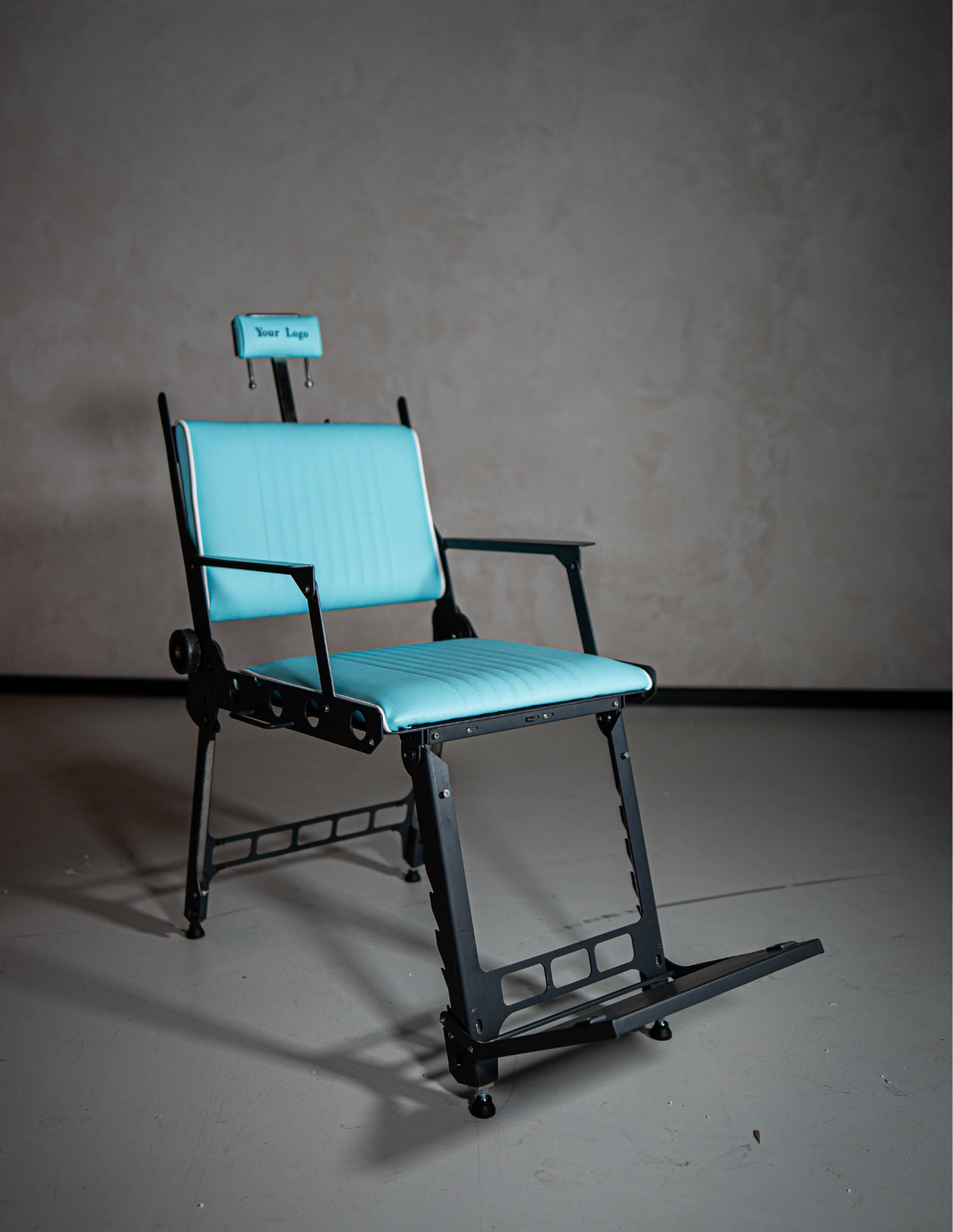 JBS Move 1.0 mobile and foldable barber chair for barbershop, salon, and beauty use