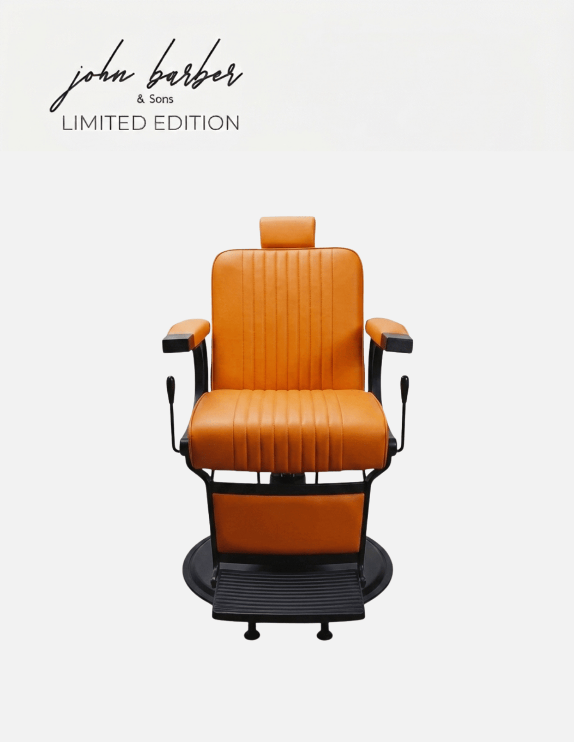 New School Barber Chair Orange Limited Edition