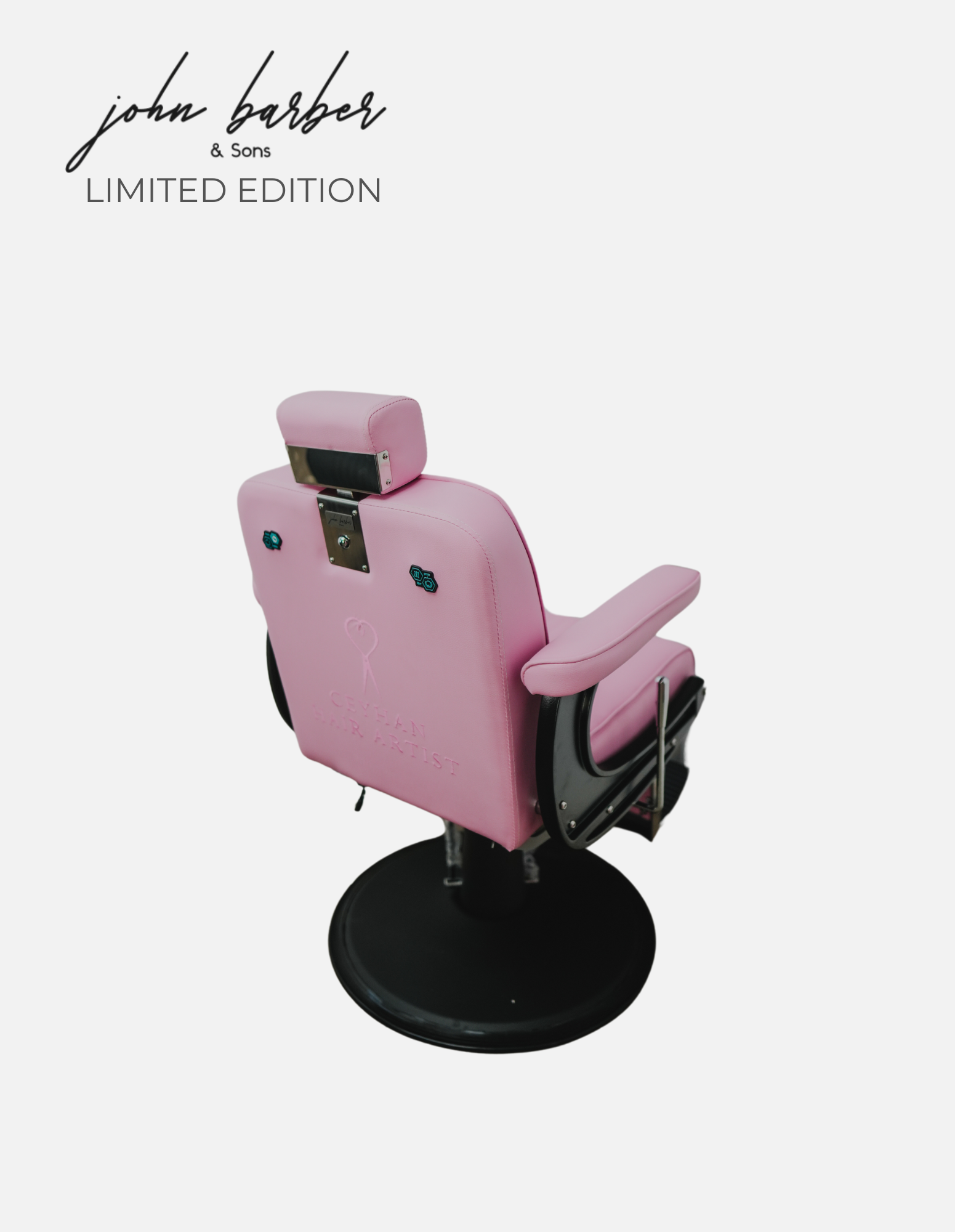 New School Barber Chair Standard Pink Limited Edition