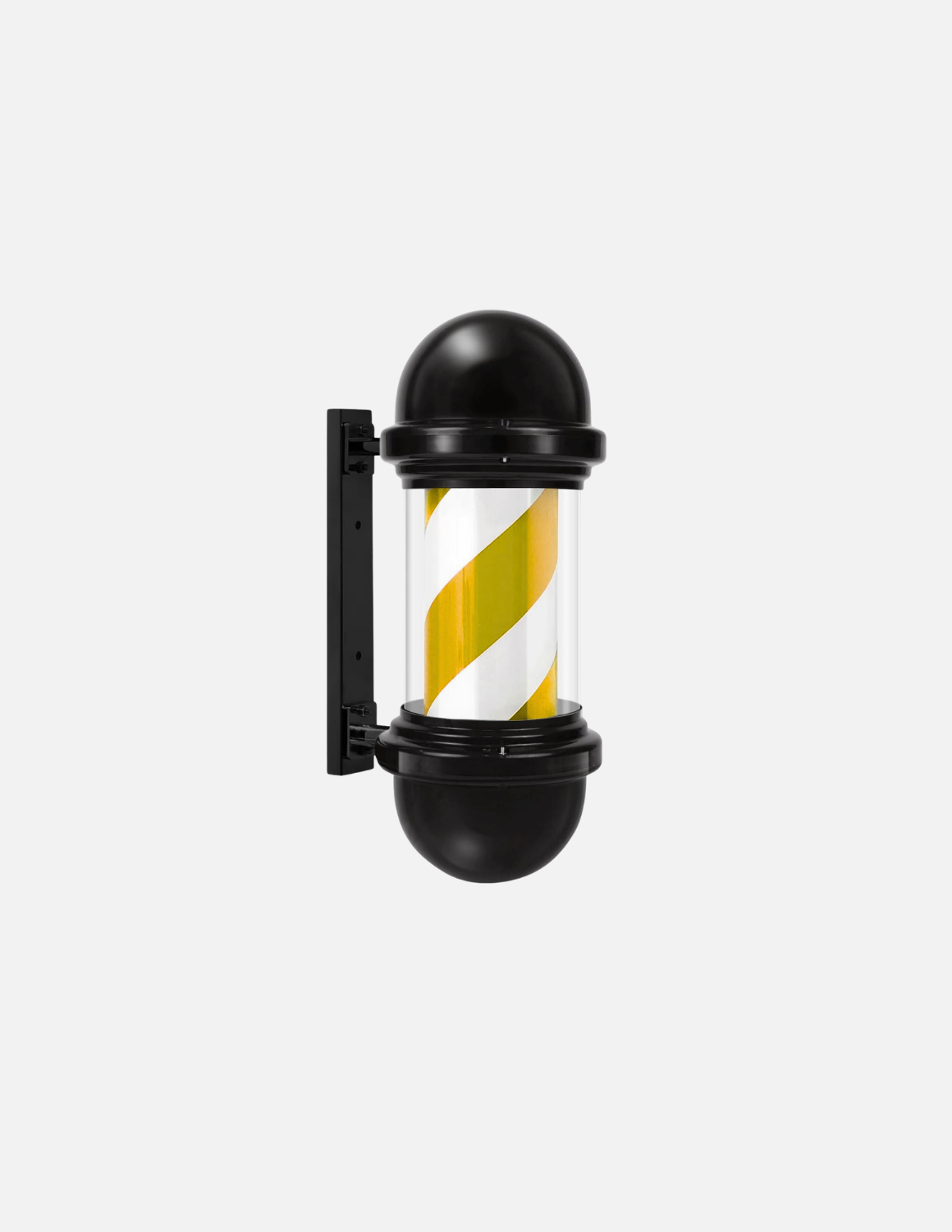 Customizable rotating barber pole for barbershop exterior signage 💈