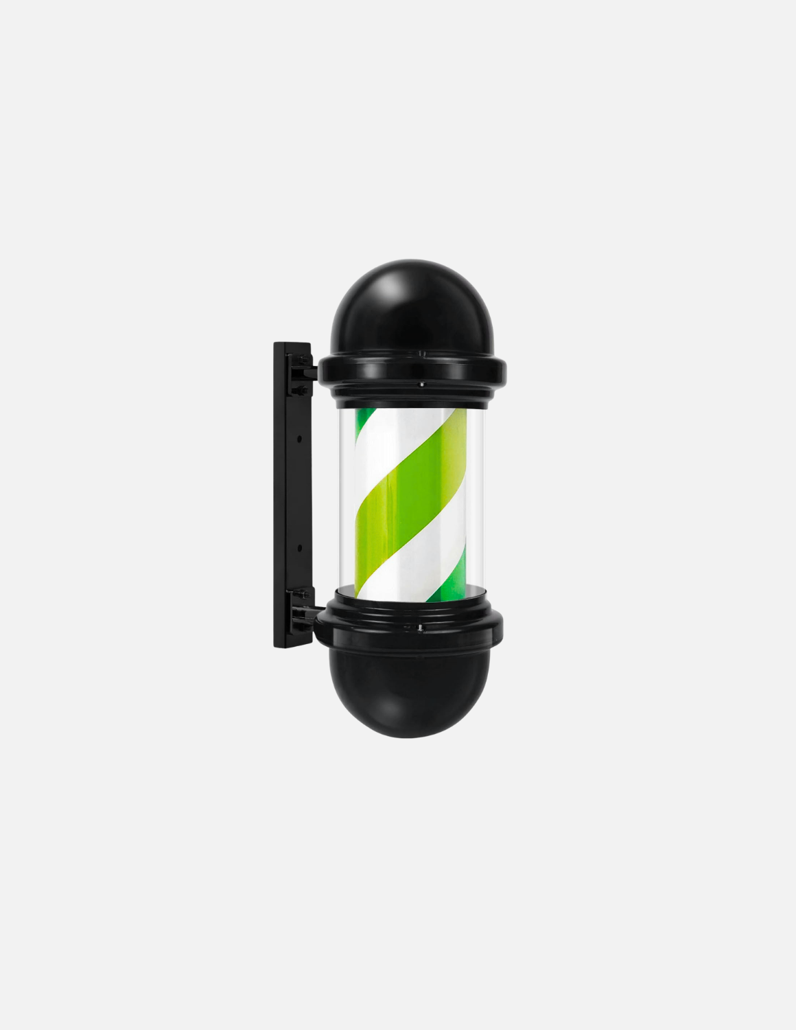 Customizable rotating barber pole for barbershop exterior signage 💈