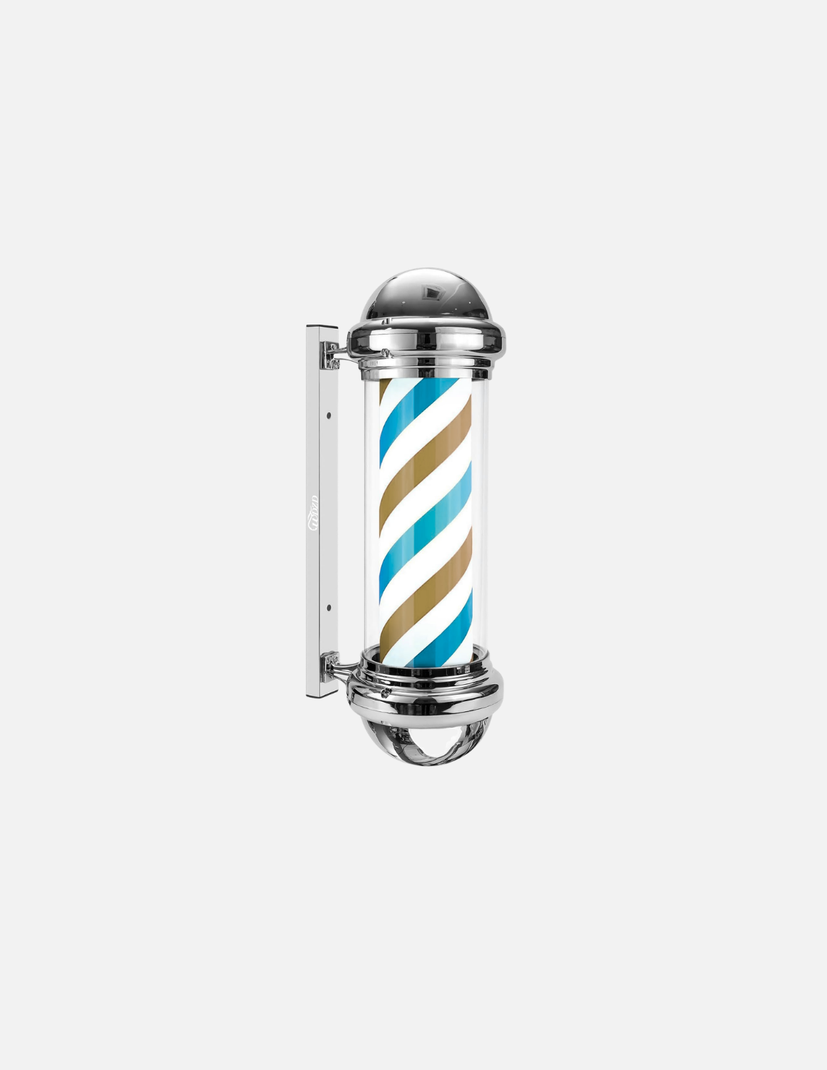 Customizable rotating barber pole for barbershop exterior signage 💈