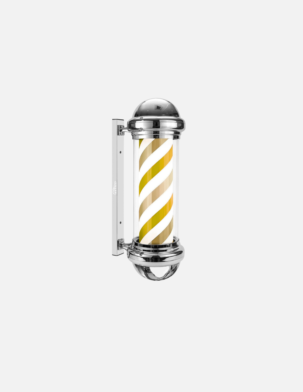 Customizable rotating barber pole for barbershop exterior signage 💈