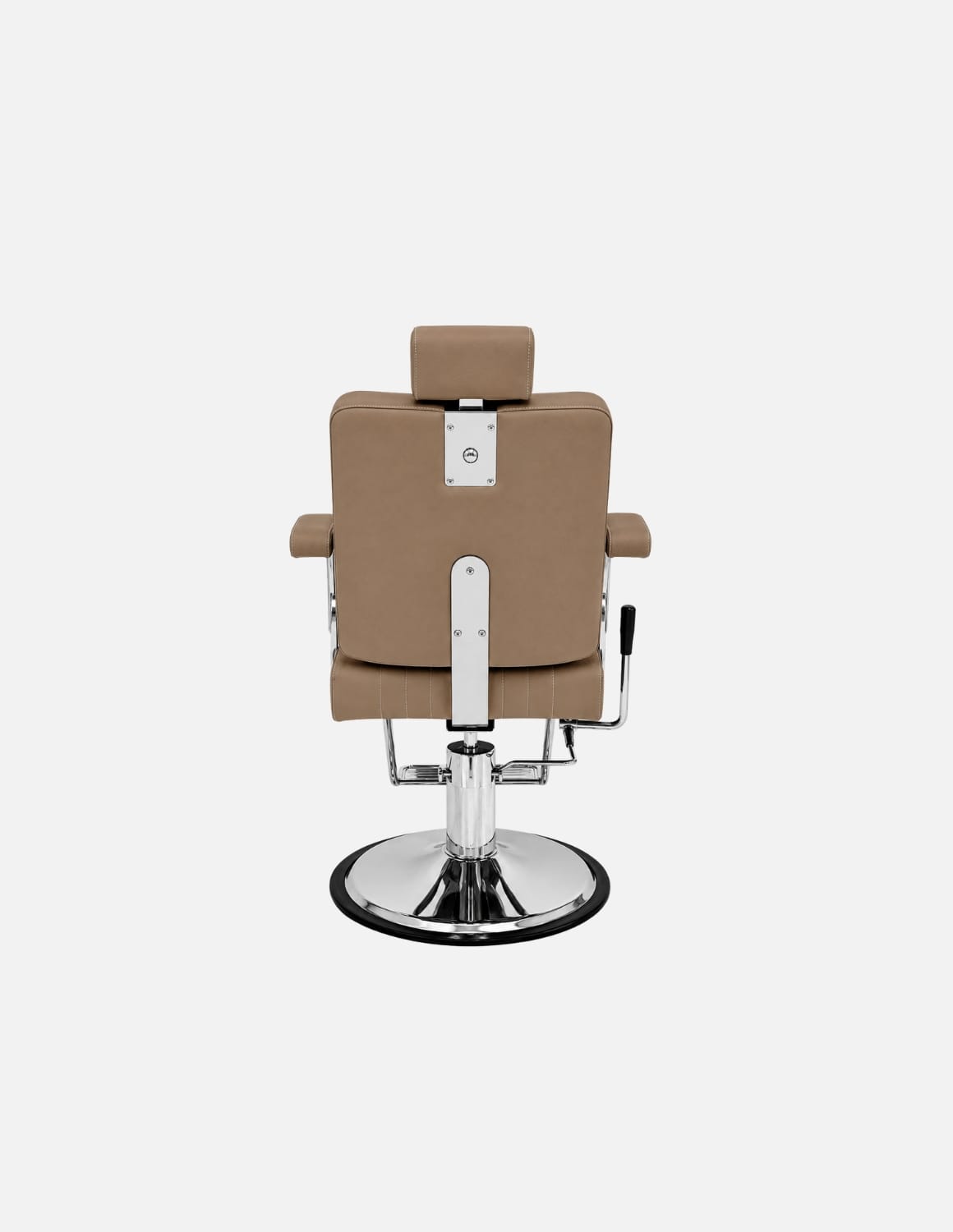 The Wire Braun Unisex-Friseurstuhl mit abnehmbarer Fußablage und Kopfstütze