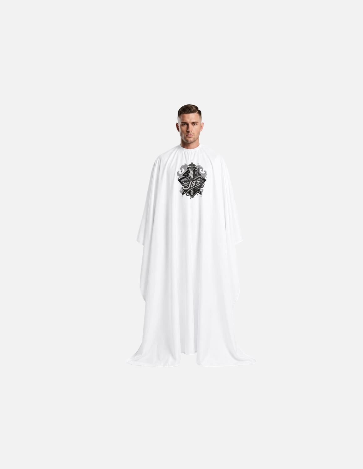 Premium Satin Barber Cape in Silk Look – Embroidered with Your Logo | Hairdressing Cape & Satin Cape