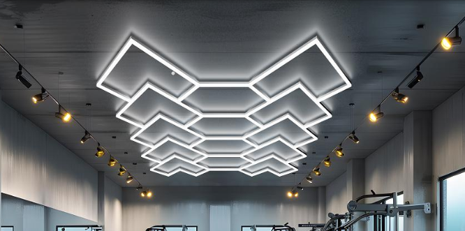 Salone di barbiere e parrucchiere Illuminazione di design a LED