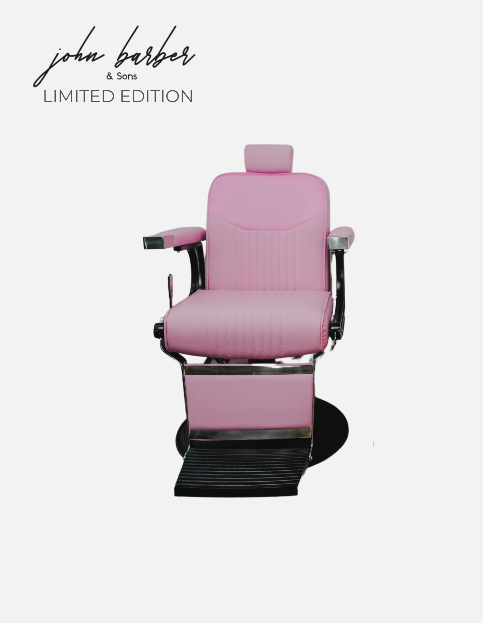 New School Barber Chair Standard Pink Limited Edition