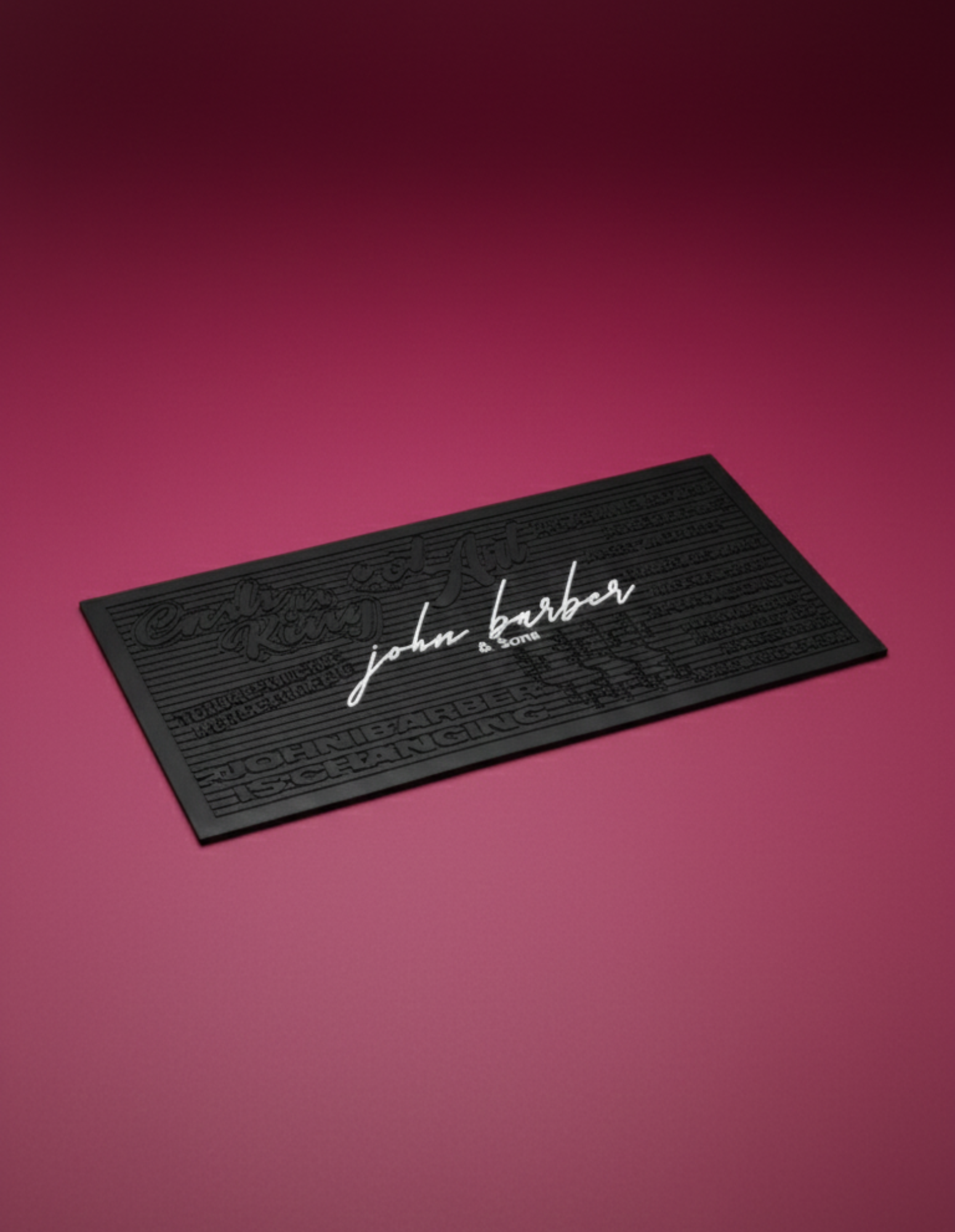 Station mat barber silicone mat