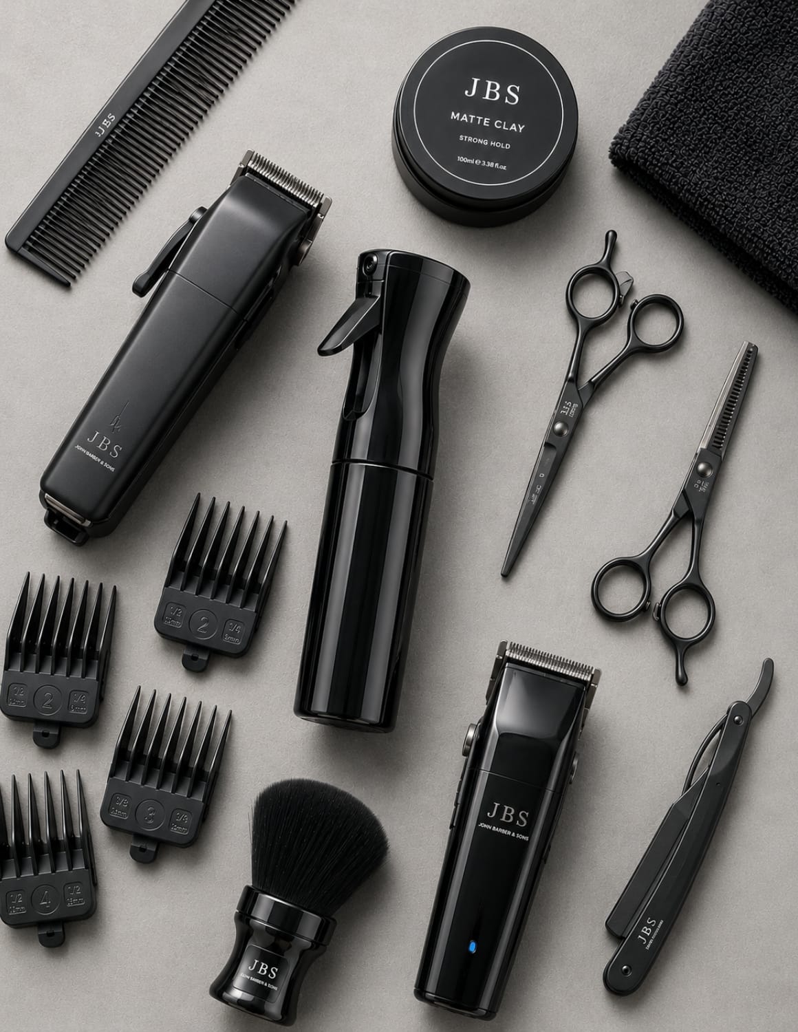 Continuous Barber Sprühflasche Friseur 300ml/200ml – Dauersprüher mit ultrafeinem Nebel, 360° | JBS Continuous Pro