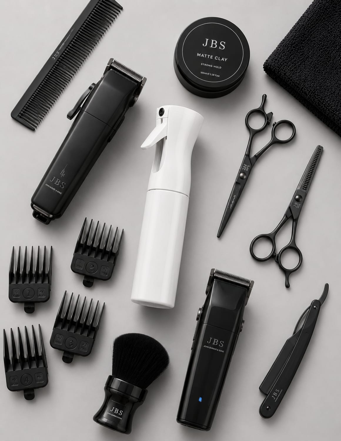 Continuous Barber Sprühflasche Friseur 300ml/200ml – Dauersprüher mit ultrafeinem Nebel, 360° | JBS Continuous Pro