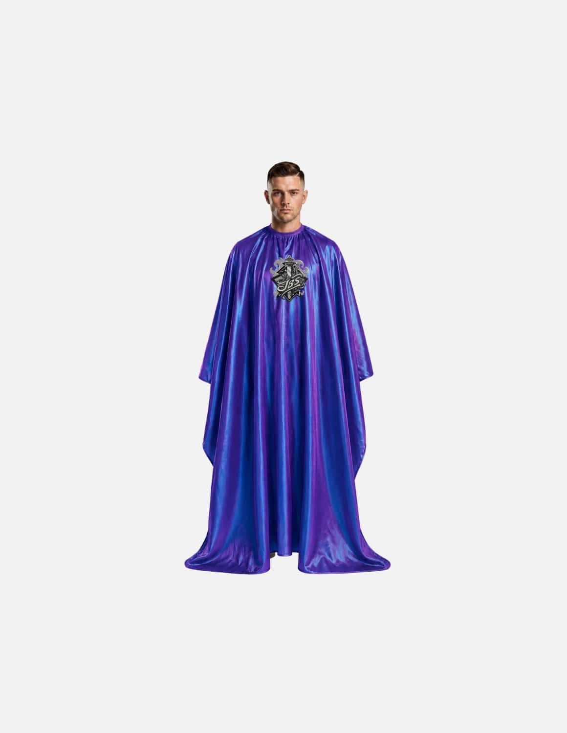 Premium Satin Barber Cape in Silk Look – Embroidered with Your Logo | Hairdressing Cape & Satin Cape