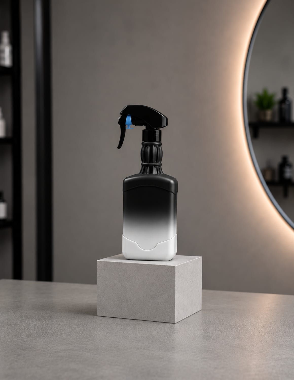 Wassersprühflasche Barber Friseur 300ml – Sprühflasche Farbverlauf, 4 Farbkombis | JBS Color Fade