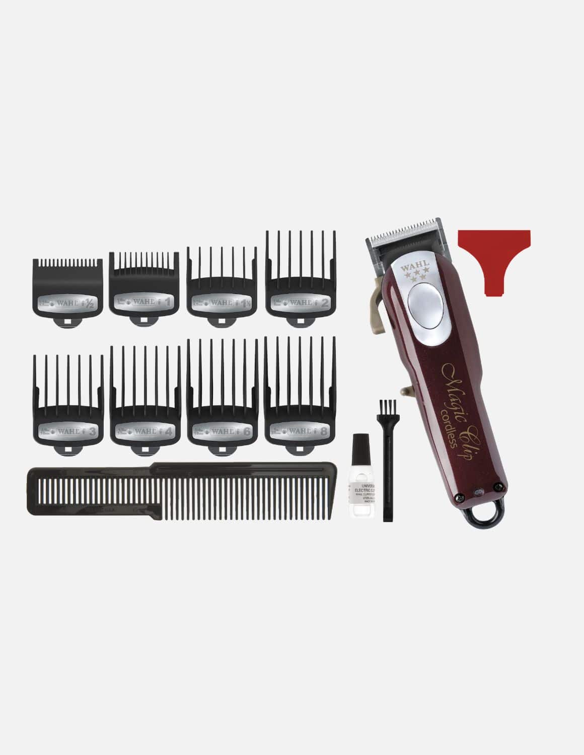 WAHL Professional Magic Clip Cordless Clipper BURGUNDY – tondeuse à cheveux professionnelle sans fil