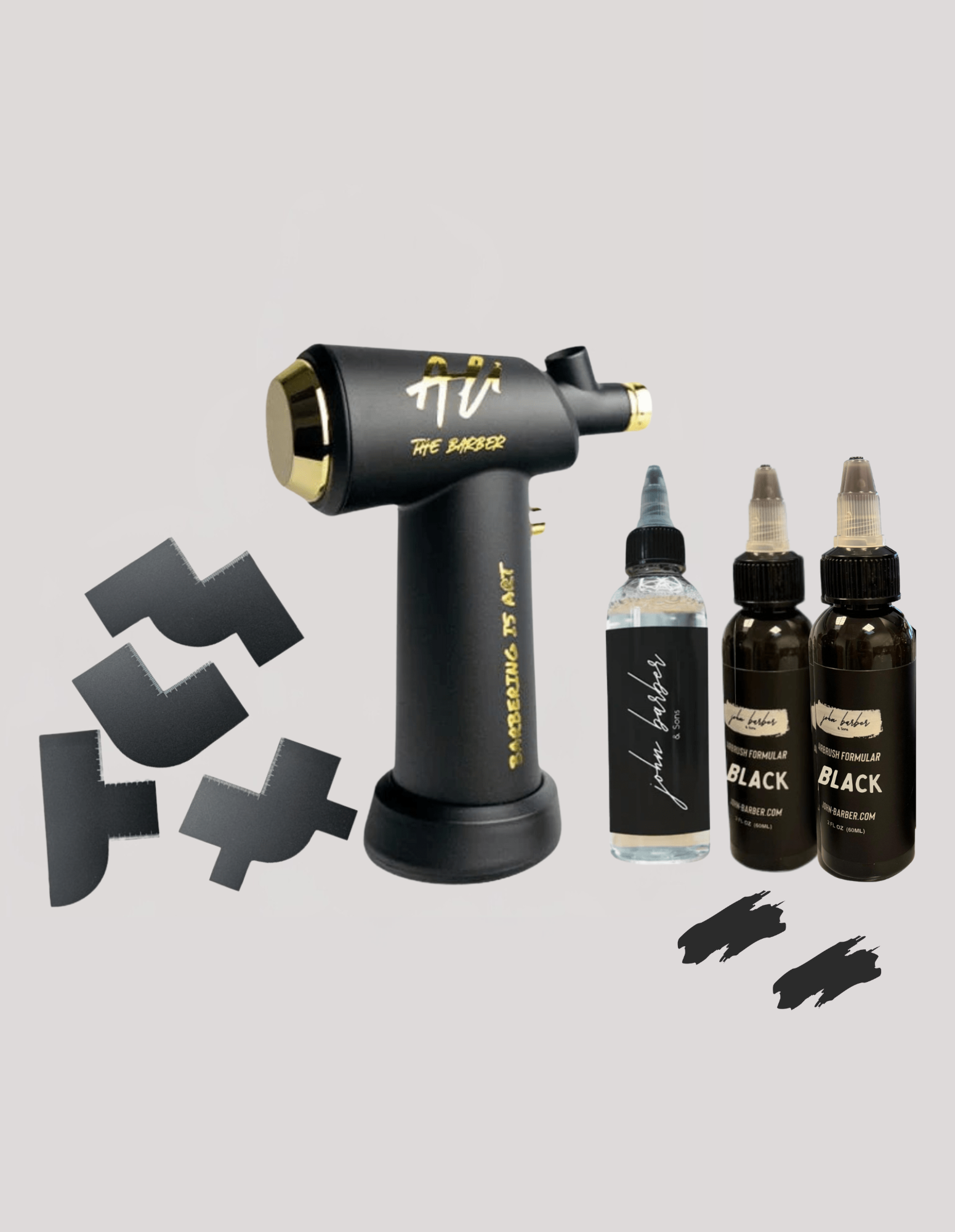 مجموعة إيربروش كاملة – أداة دقيقة للحلاقين ومصففي الشعر