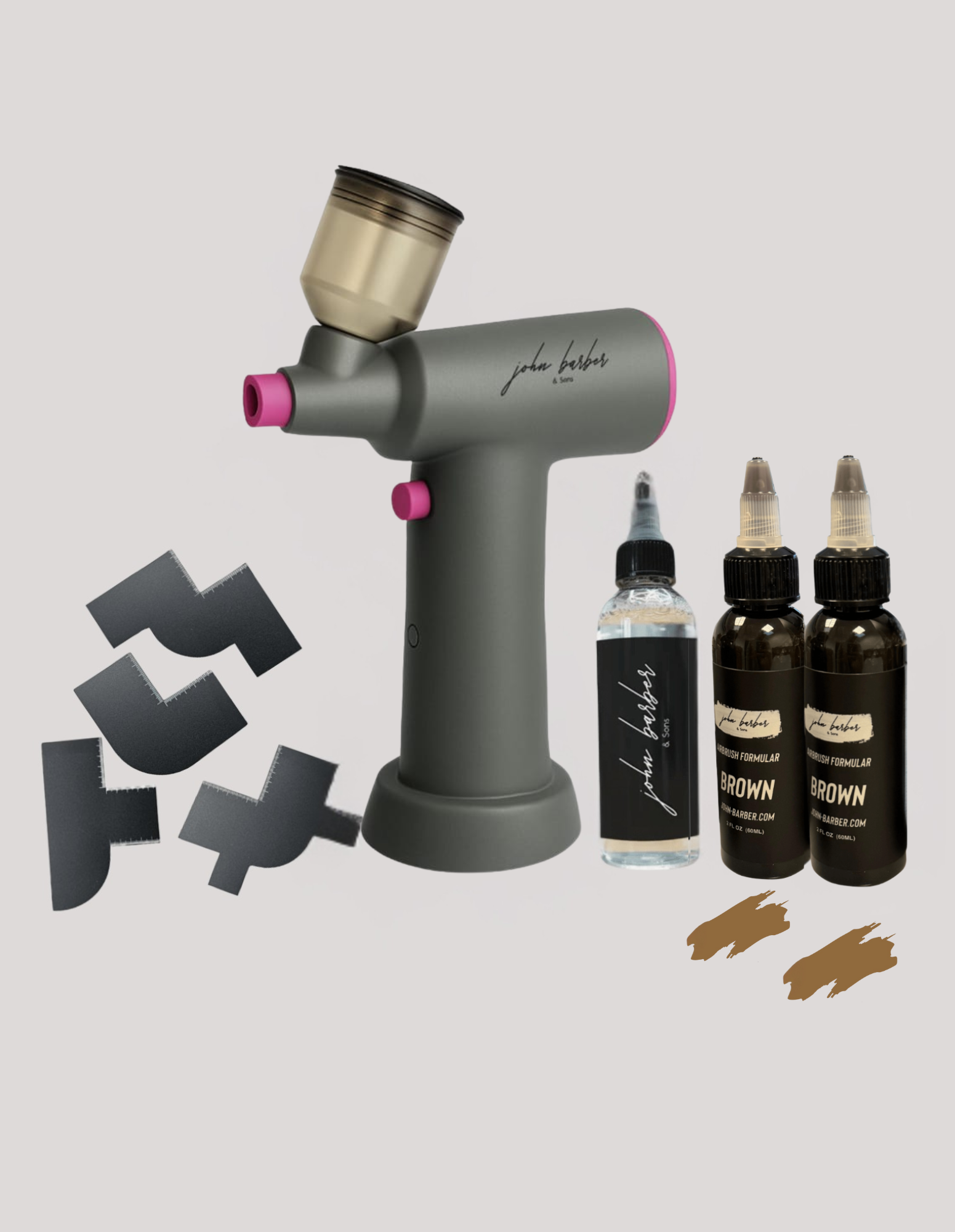 مجموعة إيربروش كاملة – أداة دقيقة للحلاقين ومصففي الشعر