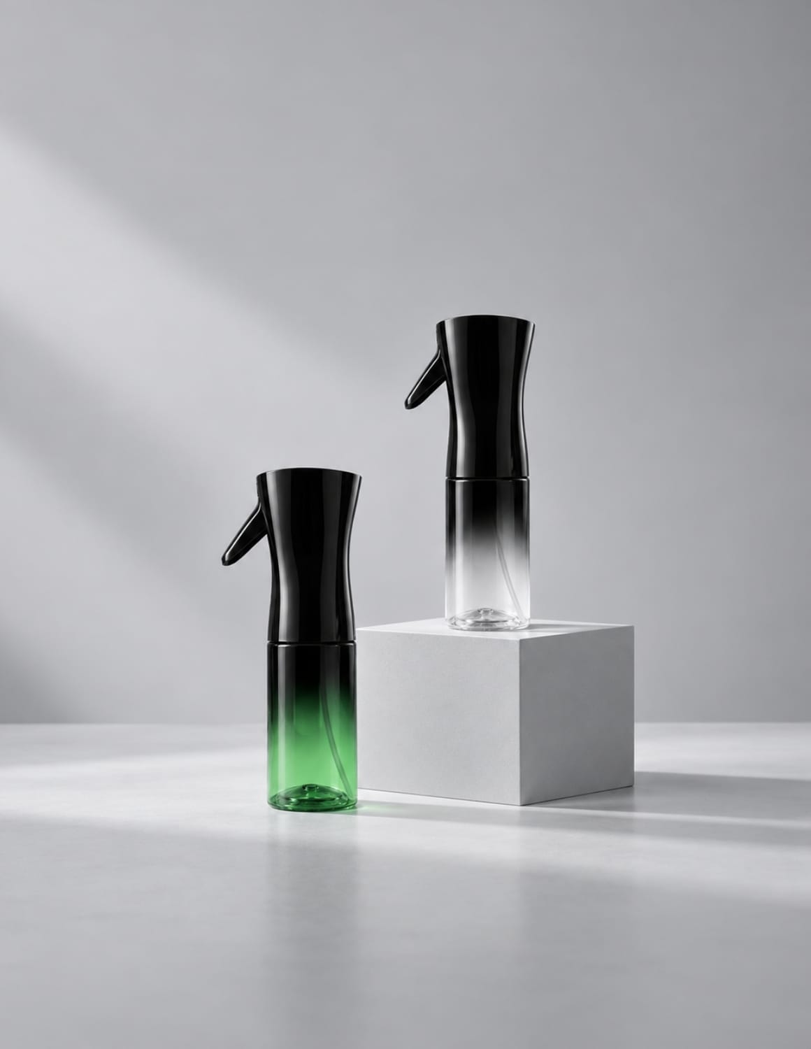 Continuous Spray Bottle 300ml – Water Spray Bottle with Black Gradient | JBS Shadow Fade