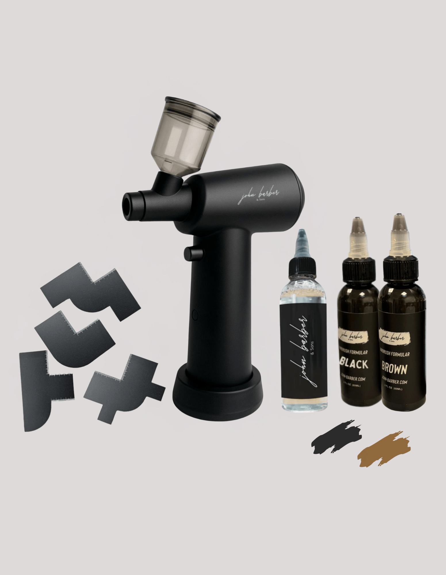 مجموعة إيربروش كاملة – أداة دقيقة للحلاقين ومصففي الشعر