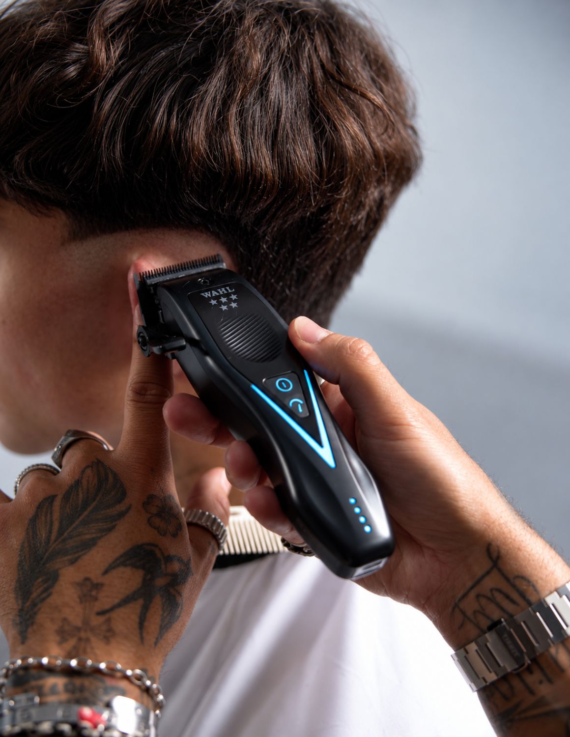 WAHL Vapor Switch bezdrôtový čierny strojček — čepeľ F32 Fadeout™ | Profesionálny akumulátorový strojček na vlasy