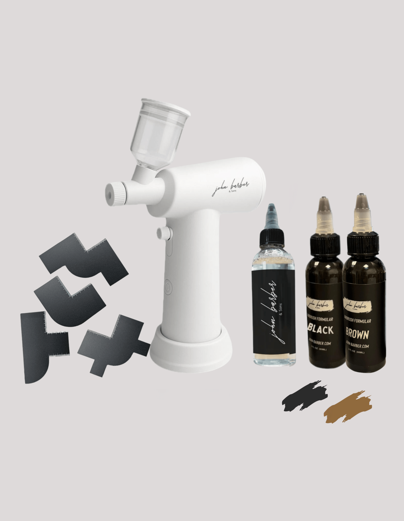 مجموعة إيربروش كاملة – أداة دقيقة للحلاقين ومصففي الشعر