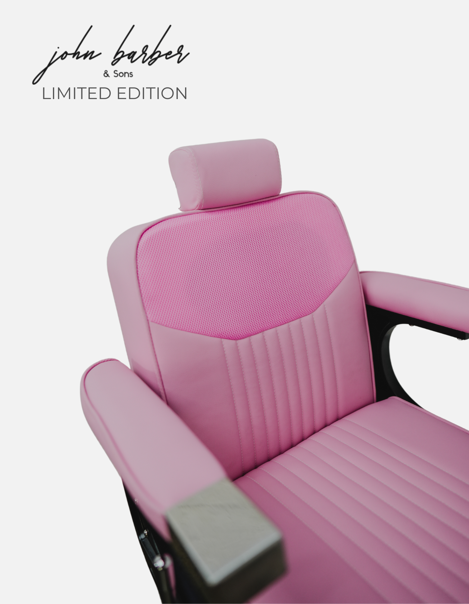 New School Barber Chair Standard Pink Limited Edition